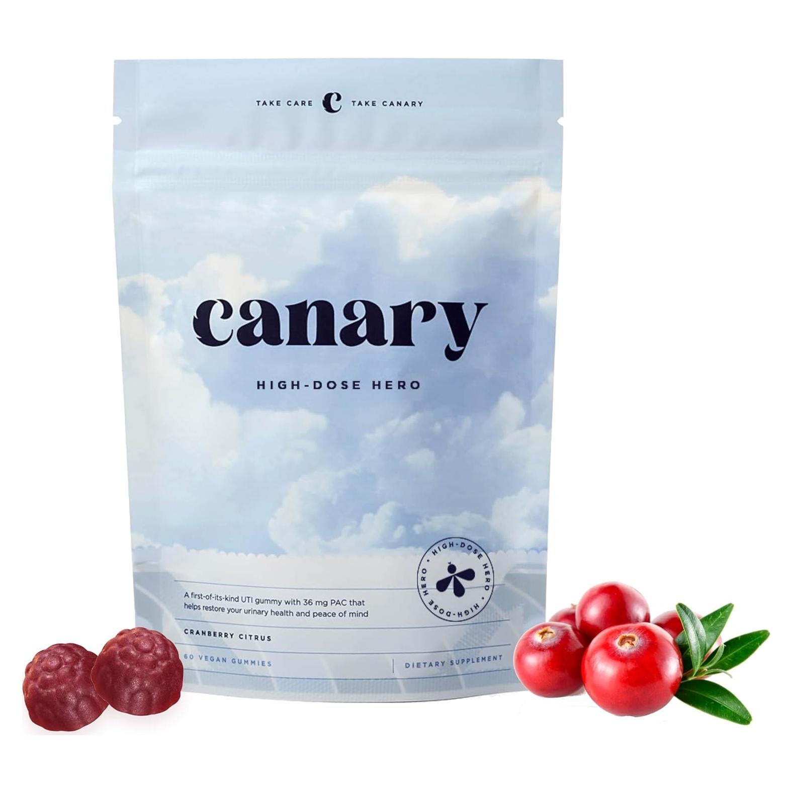 Suplemento Urinario Canario Héroe - Gominolas Arándano 60 Unidades