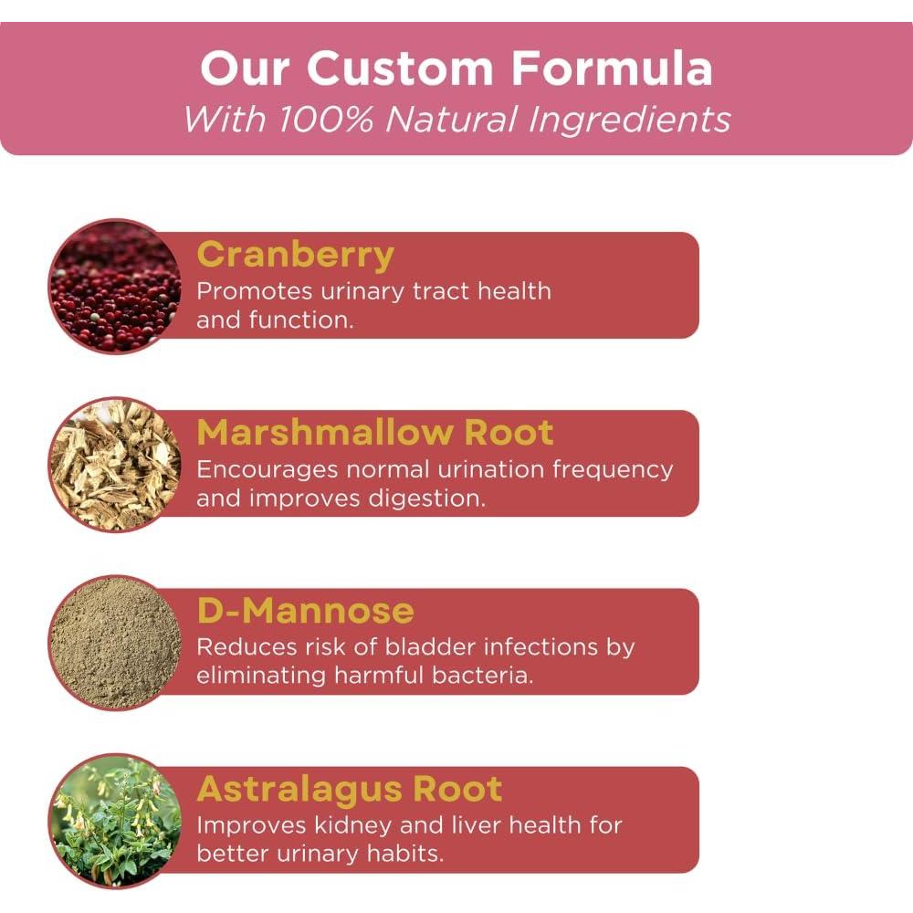 Chicles Naturales para Perros PawVital UTI - Arándano y D-Mannosa