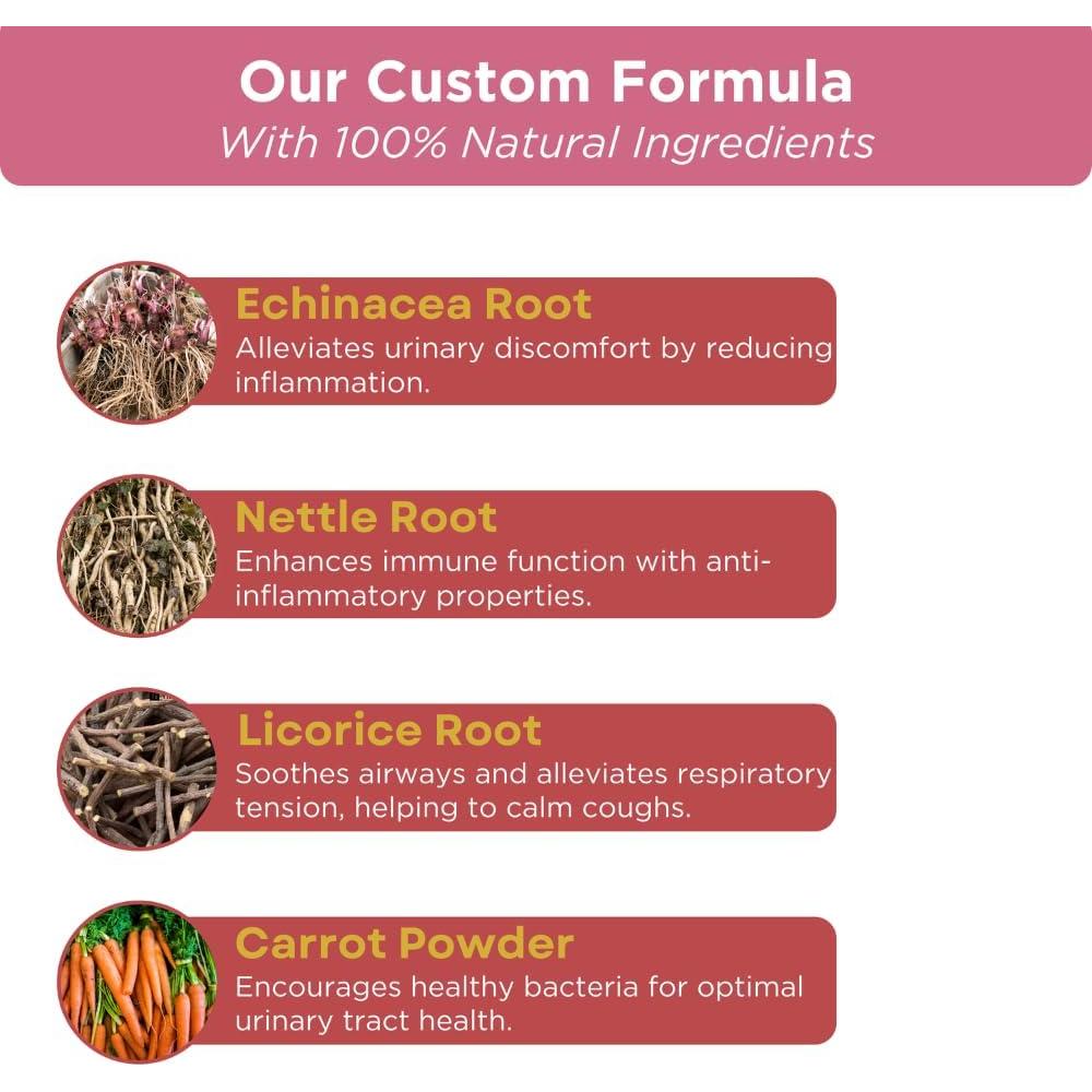 Chicles Naturales para Perros PawVital UTI - Arándano y D-Mannosa