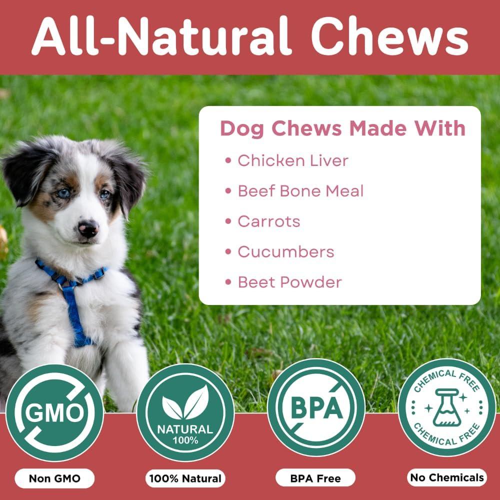 Chicles Naturales para Perros PawVital UTI - Arándano y D-Mannosa
