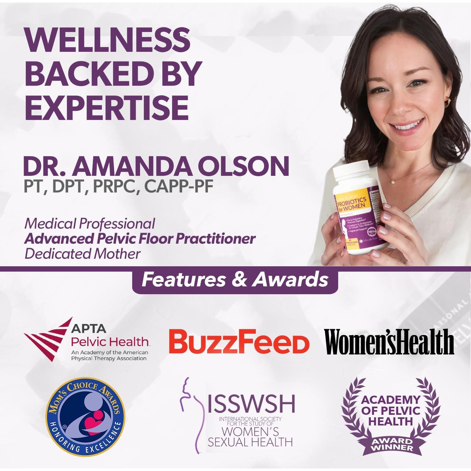 Probióticos Vaginales Intimate Rose 60 Cápsulas Veganas