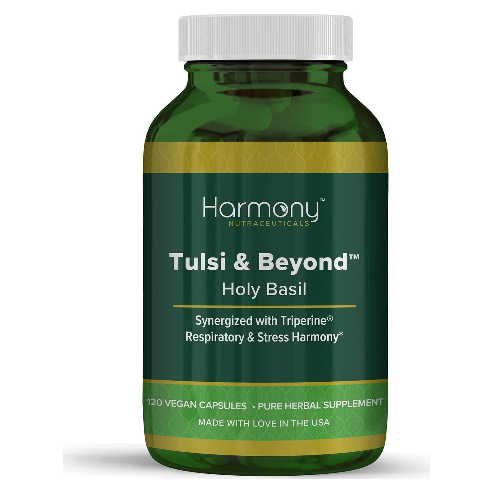 Suplemento de Tulsi Harmony - Albahaca Sagrada 120 Cápsulas