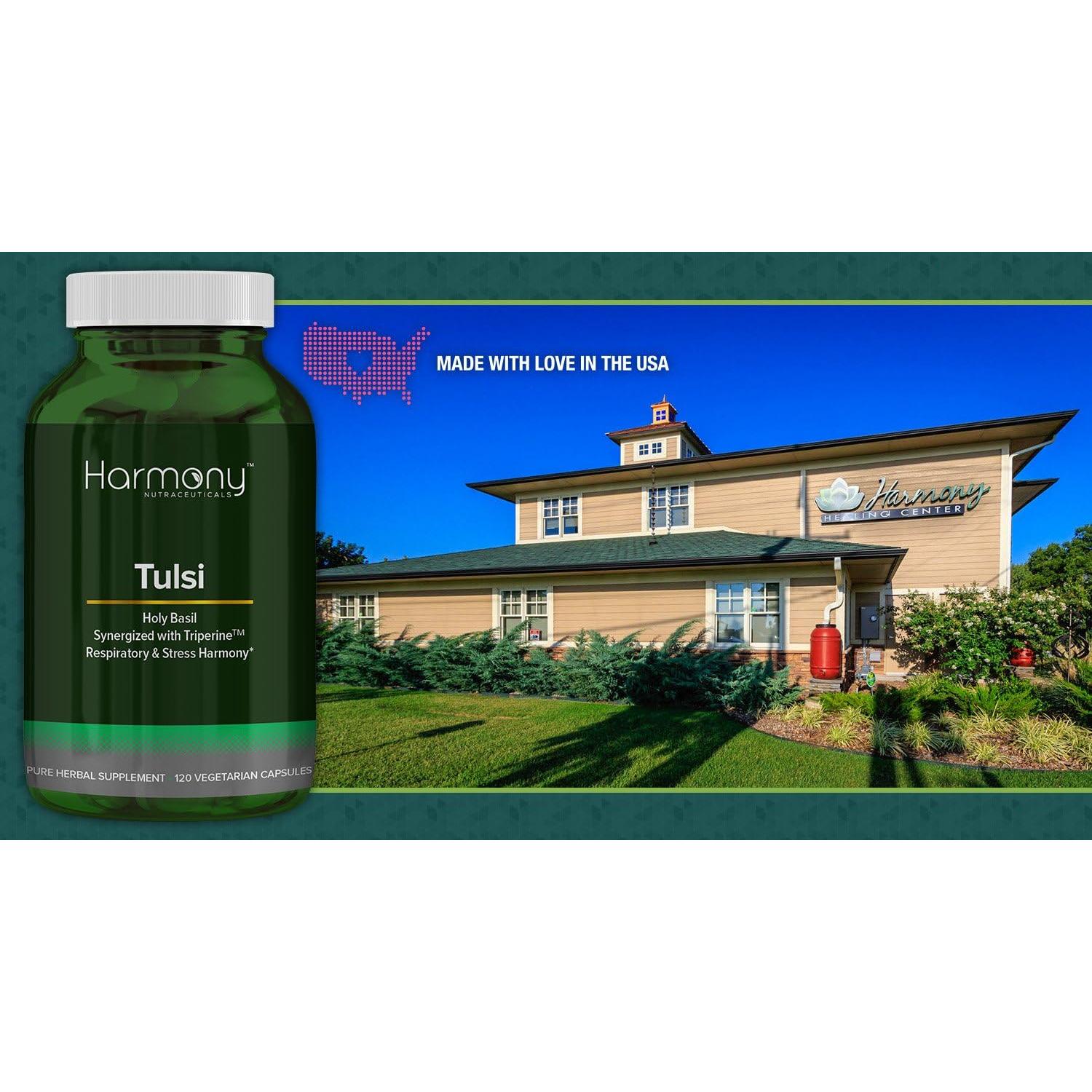 Suplemento de Tulsi Harmony - Albahaca Sagrada 120 Cápsulas