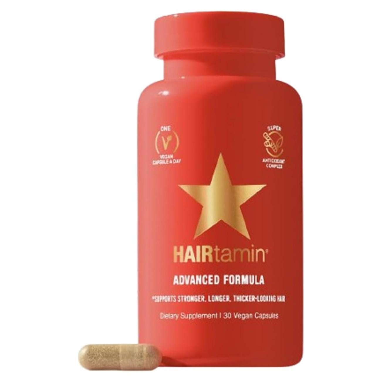 HAIRtamin Suplemento Vegano para el Cabello 30 Cápsulas 5000 mcg