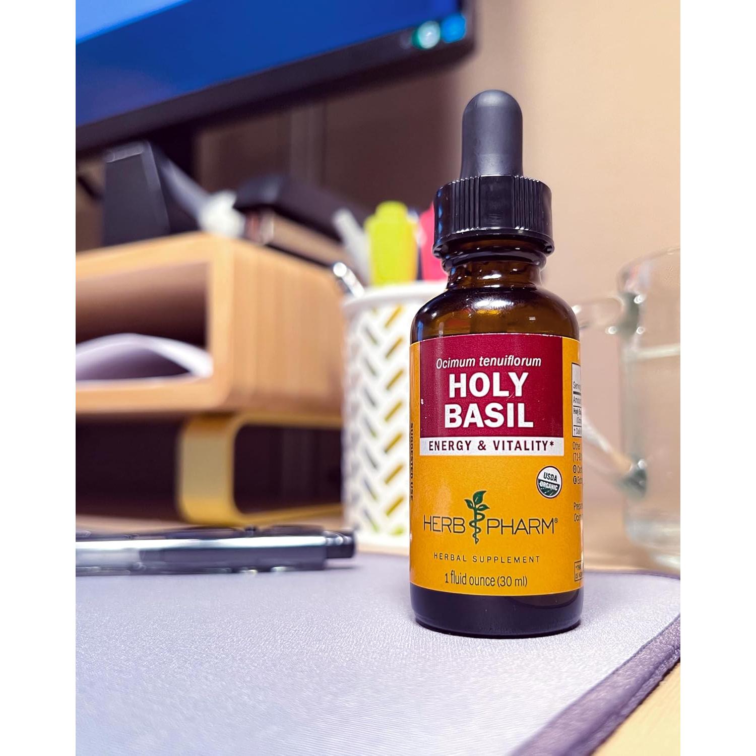 Extracto de Albahaca Sagrada Orgánica Herb Pharm 30 ml