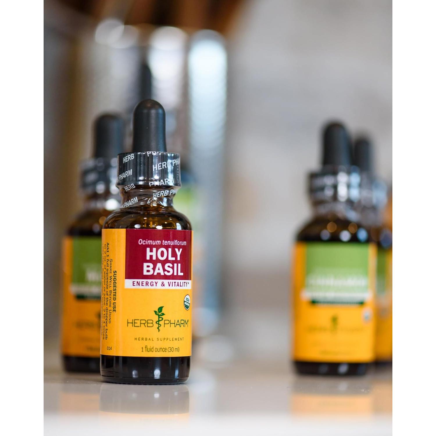 Extracto de Albahaca Sagrada Orgánica Herb Pharm 30 ml