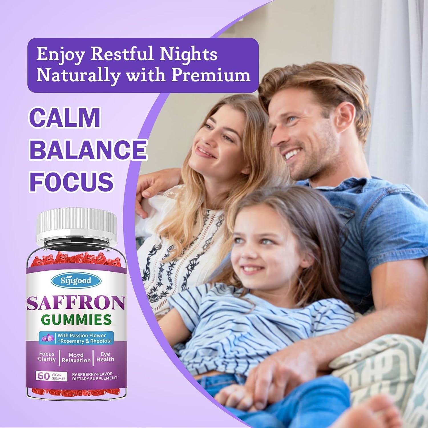 Gominolas de Azafrán Sijigood 60 Unidades Sin Azúcar