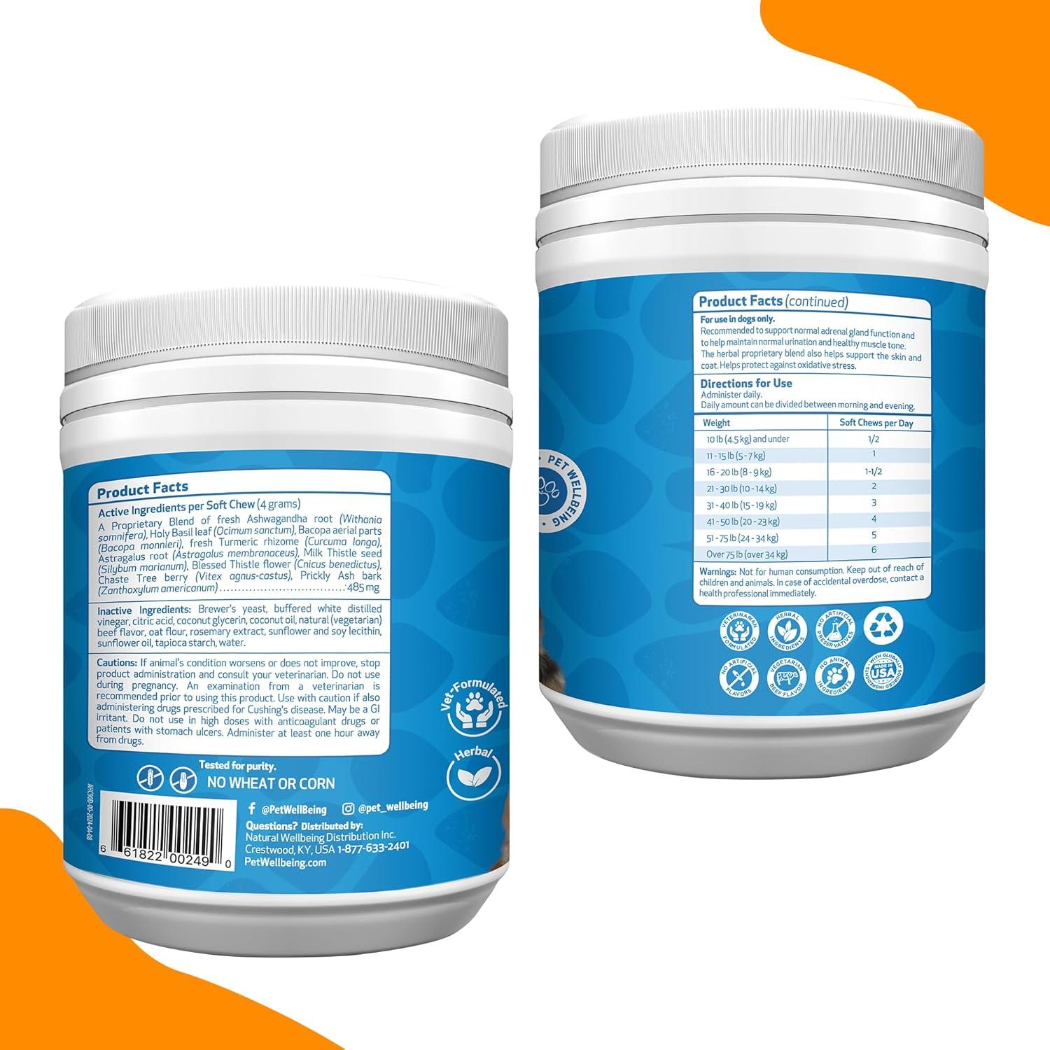 Suplemento Herbal Pet Wellbeing Adrenal Harmony Gold 90ml