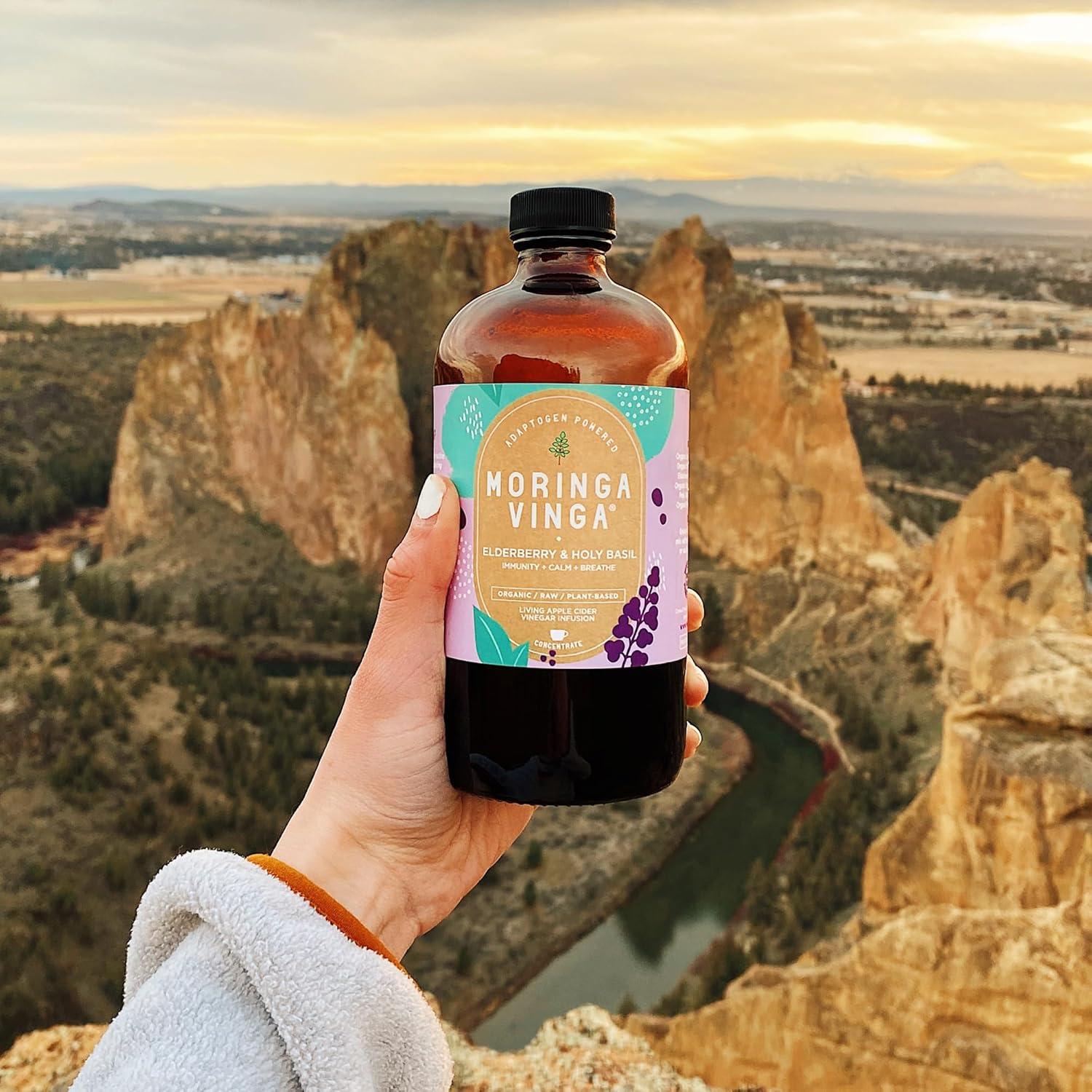 Infusión Orgánica VINGA de Saúco y Albahaca Sagrada 473 ml