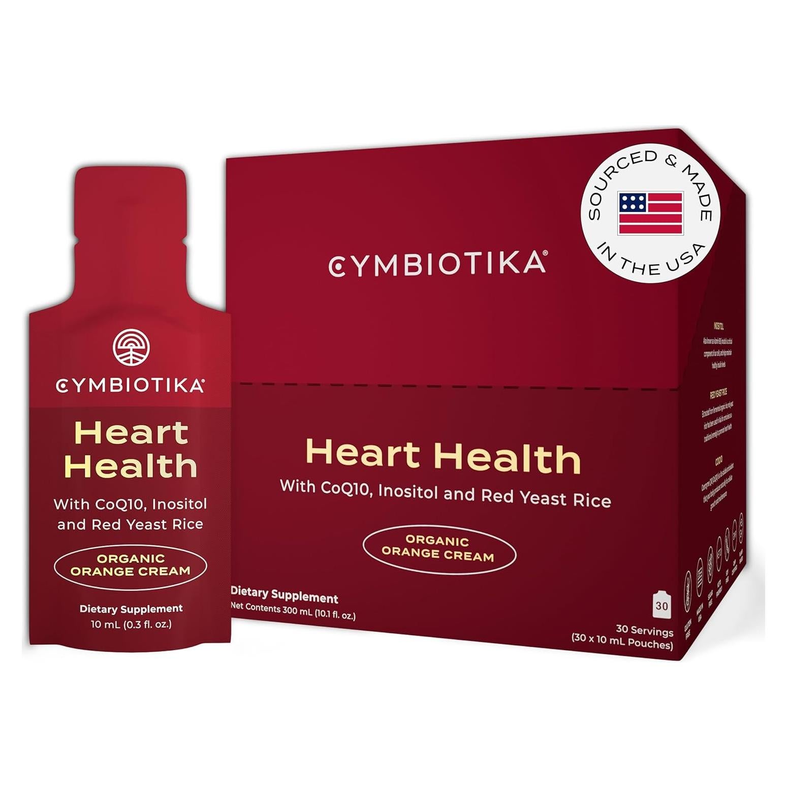 Suplemento Salud del Corazón Cymbiotika CoQ10 30 Paquetes