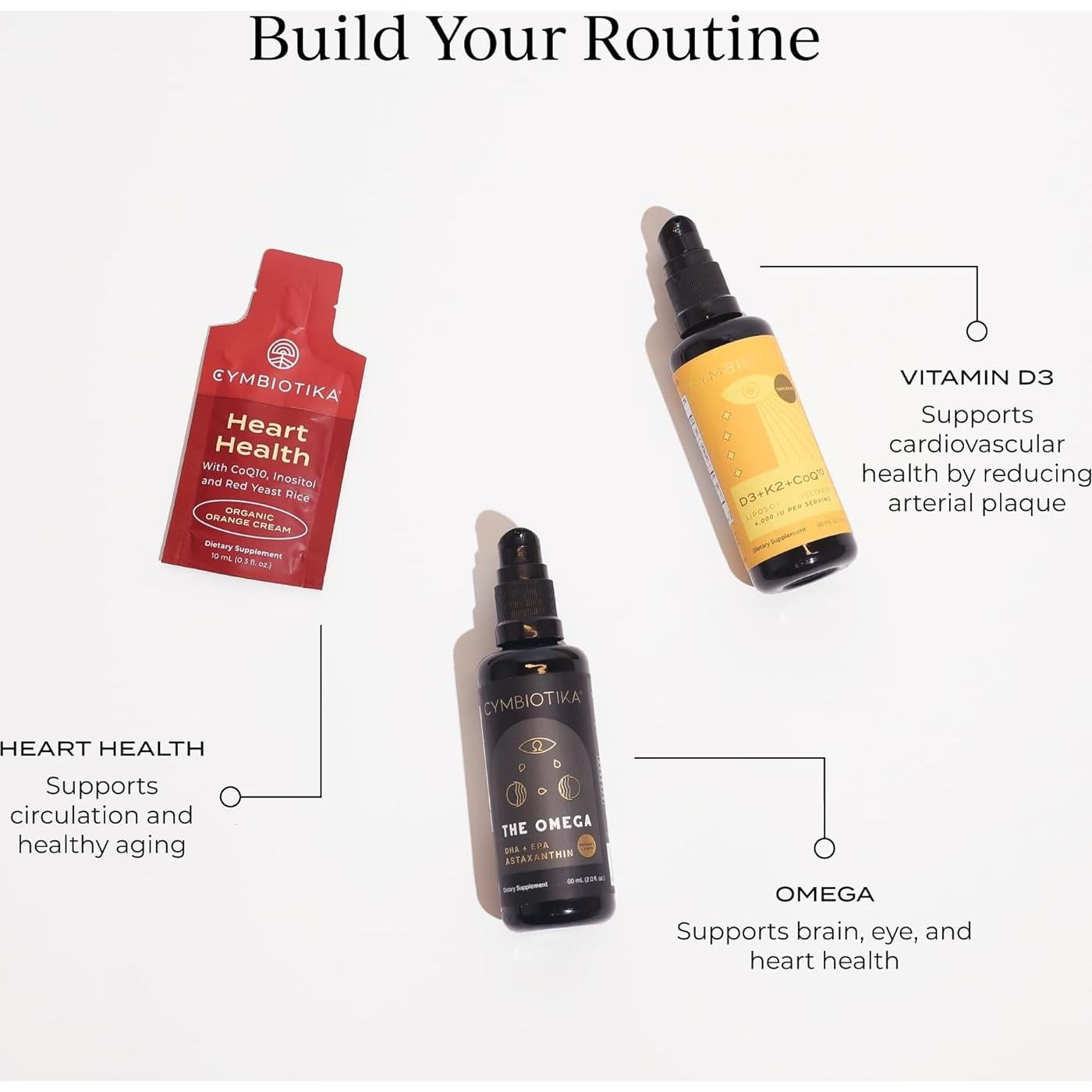 Suplemento Salud del Corazón Cymbiotika CoQ10 30 Paquetes