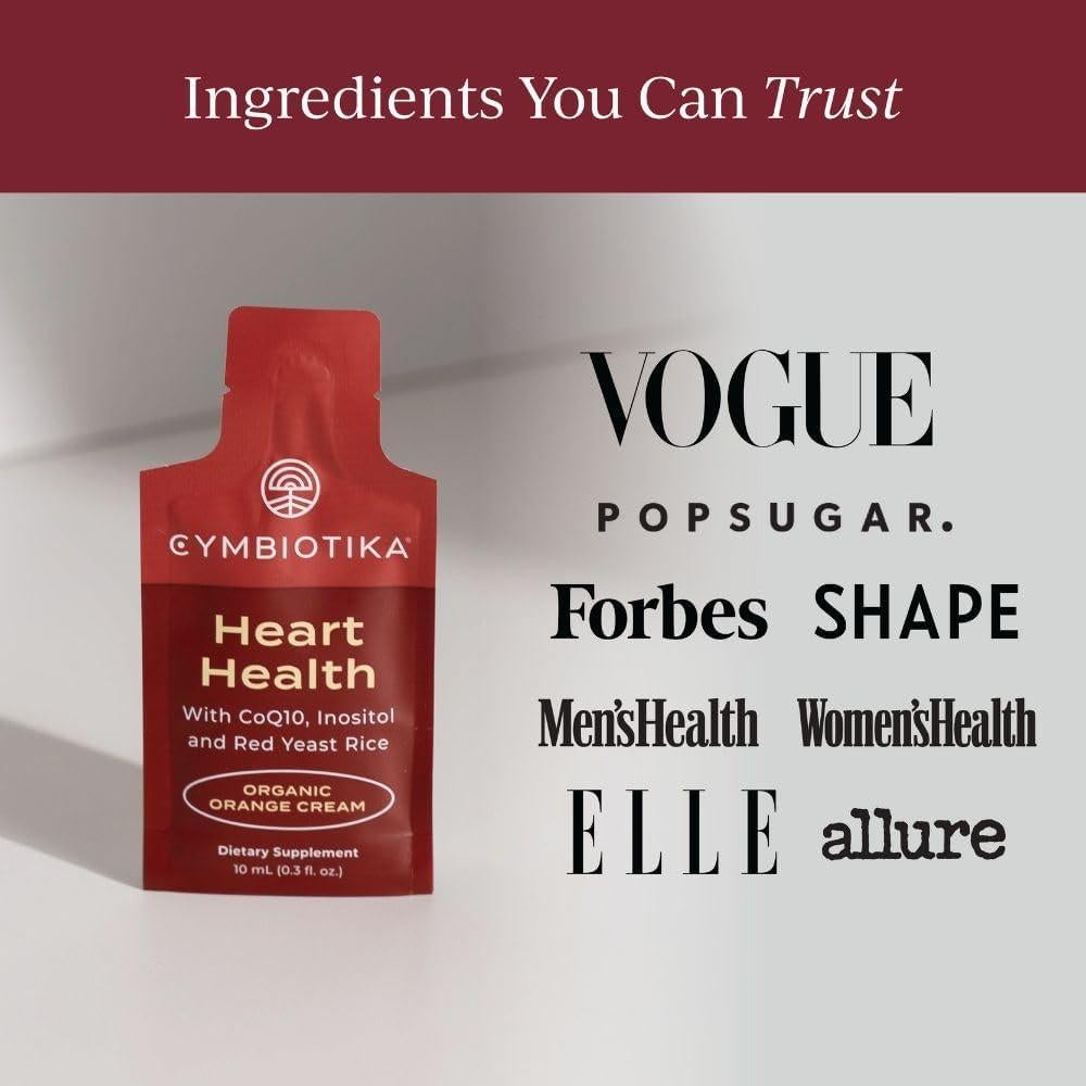 Suplemento Salud del Corazón Cymbiotika CoQ10 30 Paquetes