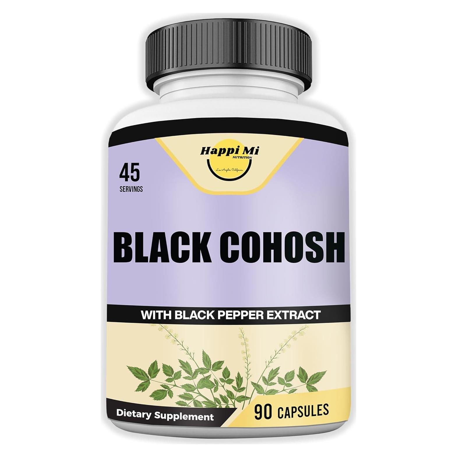 Cohosh Negro Happi Mi Nutrition 1300MG 90 Cápsulas Veganas