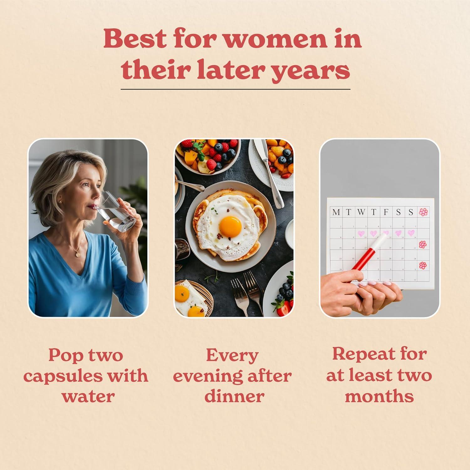 Cápsulas de Shatavari Mejor Alt | Suplemento Menopausia 60 U.