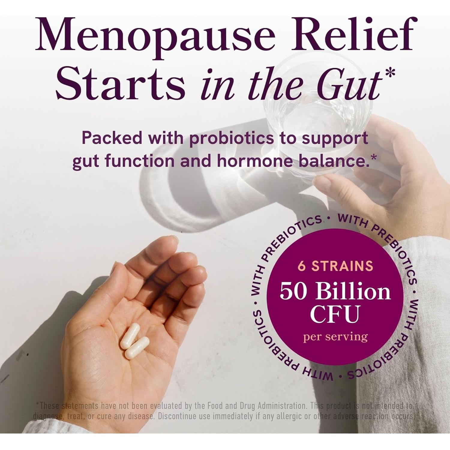 Suplemento Menopausia Smoky Mountain 30 Cápsulas Probioticos