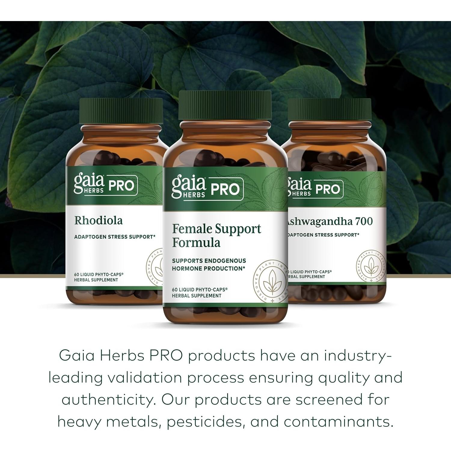 Suplemento Salud Femenina Gaia Herbs PRO - 60 Cápsulas