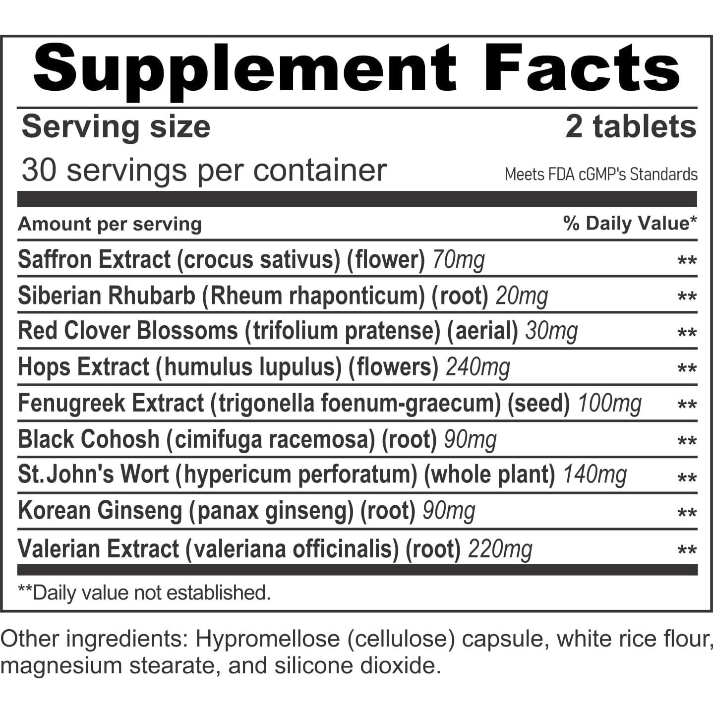 Suplemento Natural Allegro Alivio Menopausia 60 Cápsulas