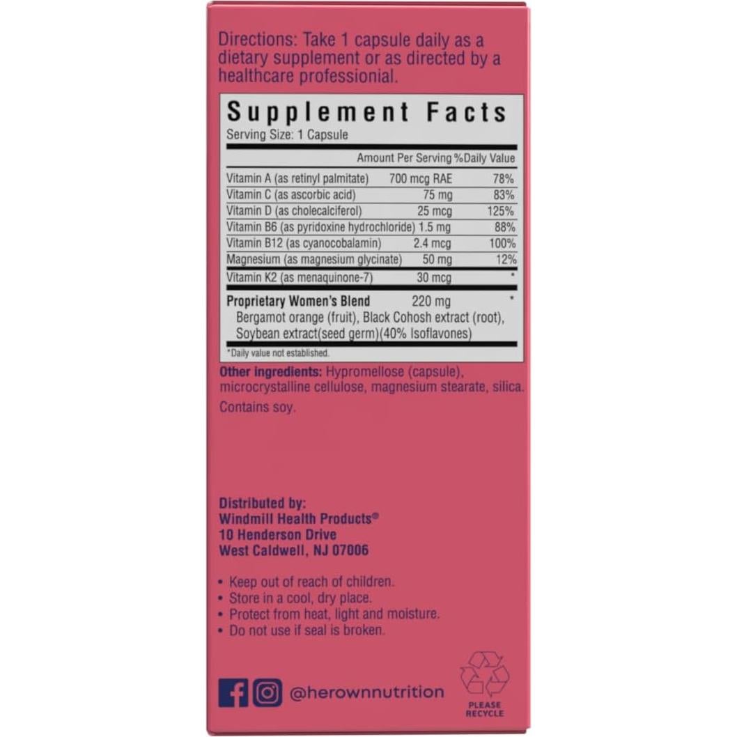 Her Own Menoprim Suplemento Menopausia 60 Cápsulas