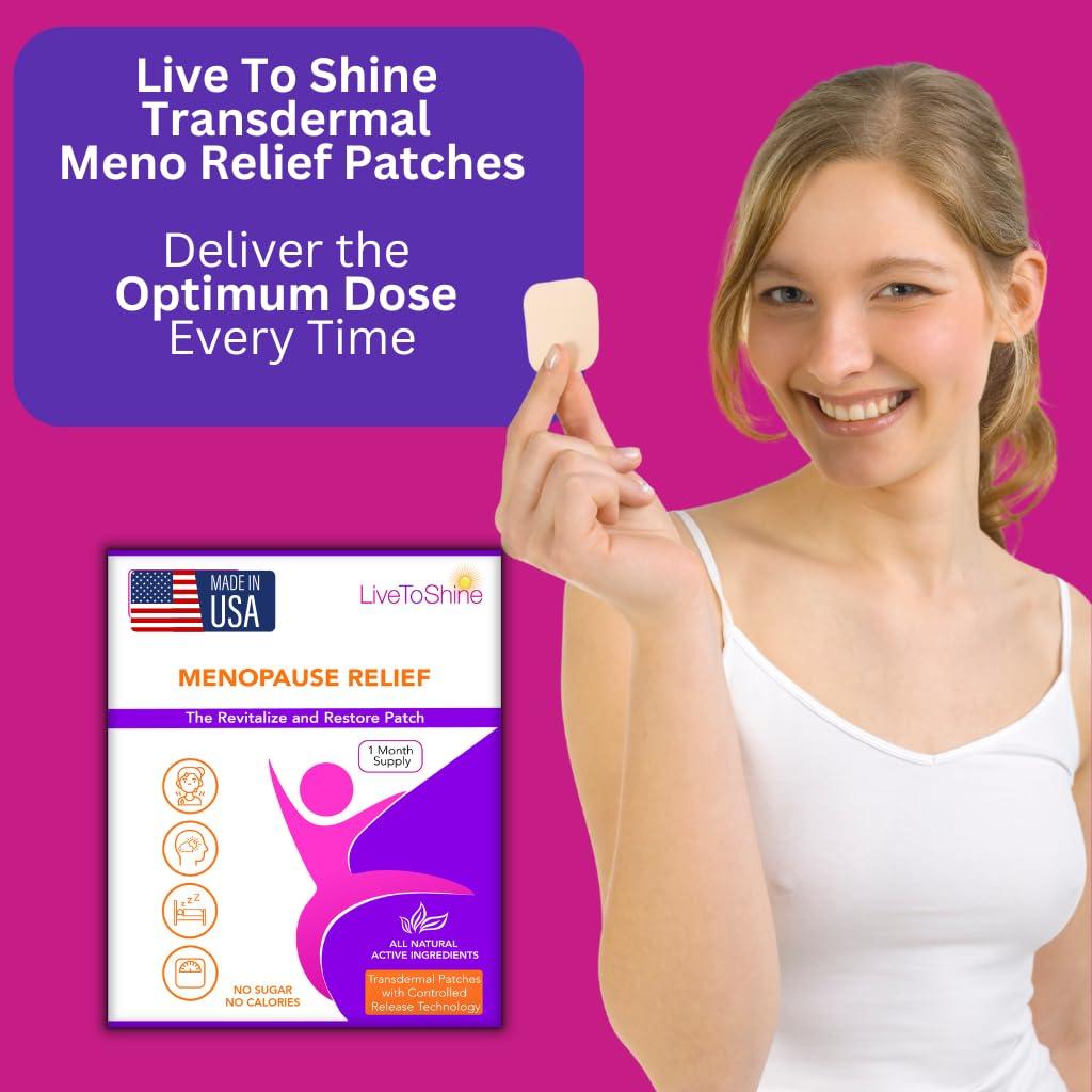 Parche Menopausia Live to Shine - 30 Parches Naturales