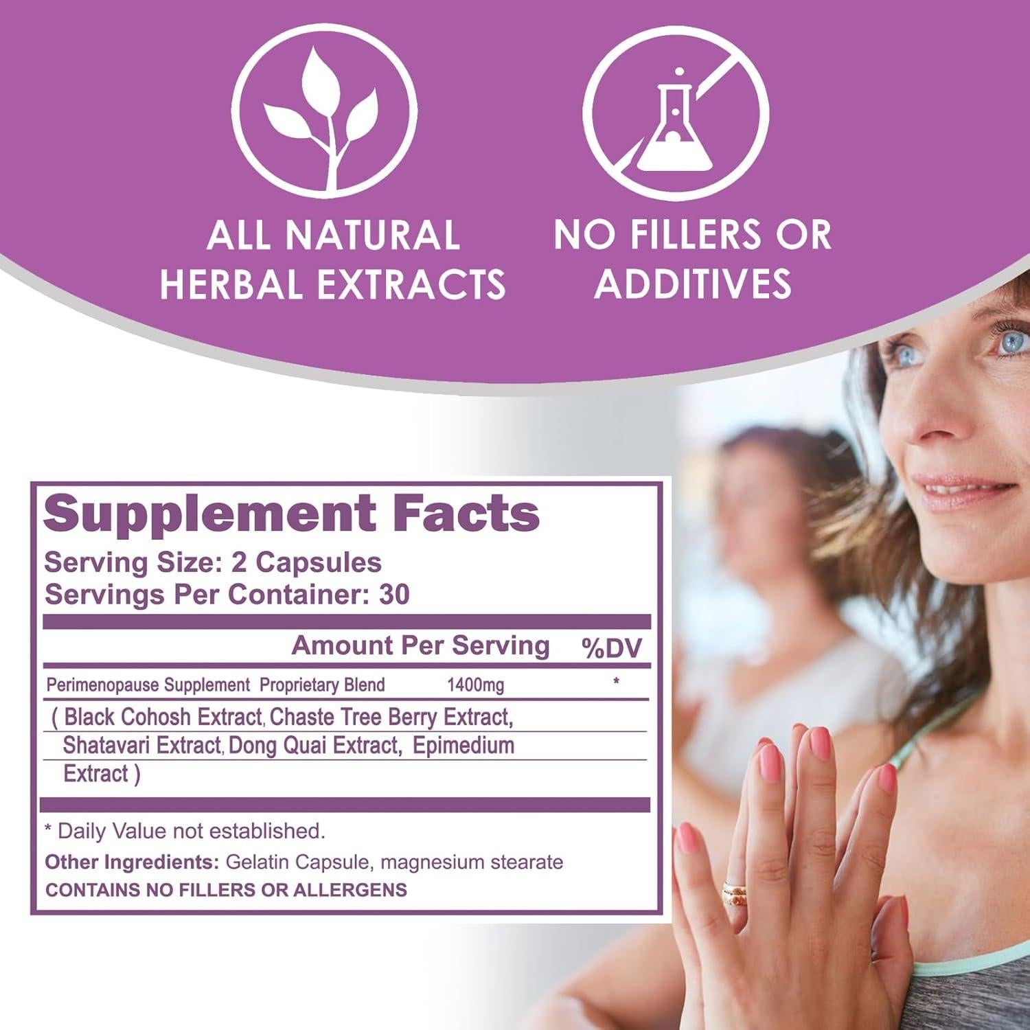 Suplemento Natural para Perimenopausia VH Nutrition 68g