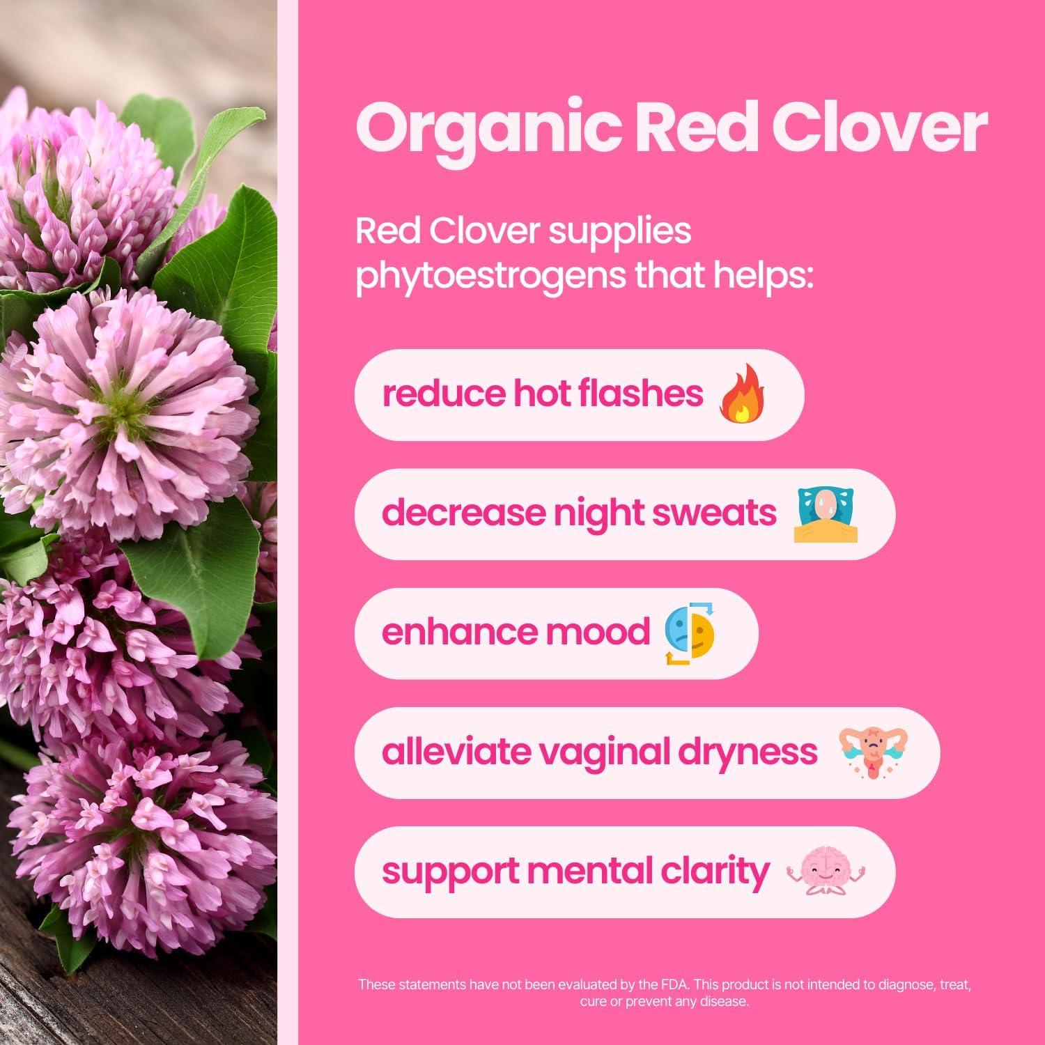 Té VoomVaya para Menopausia - Alivio Natural con Trébol Rojo - 30 Bolsitas