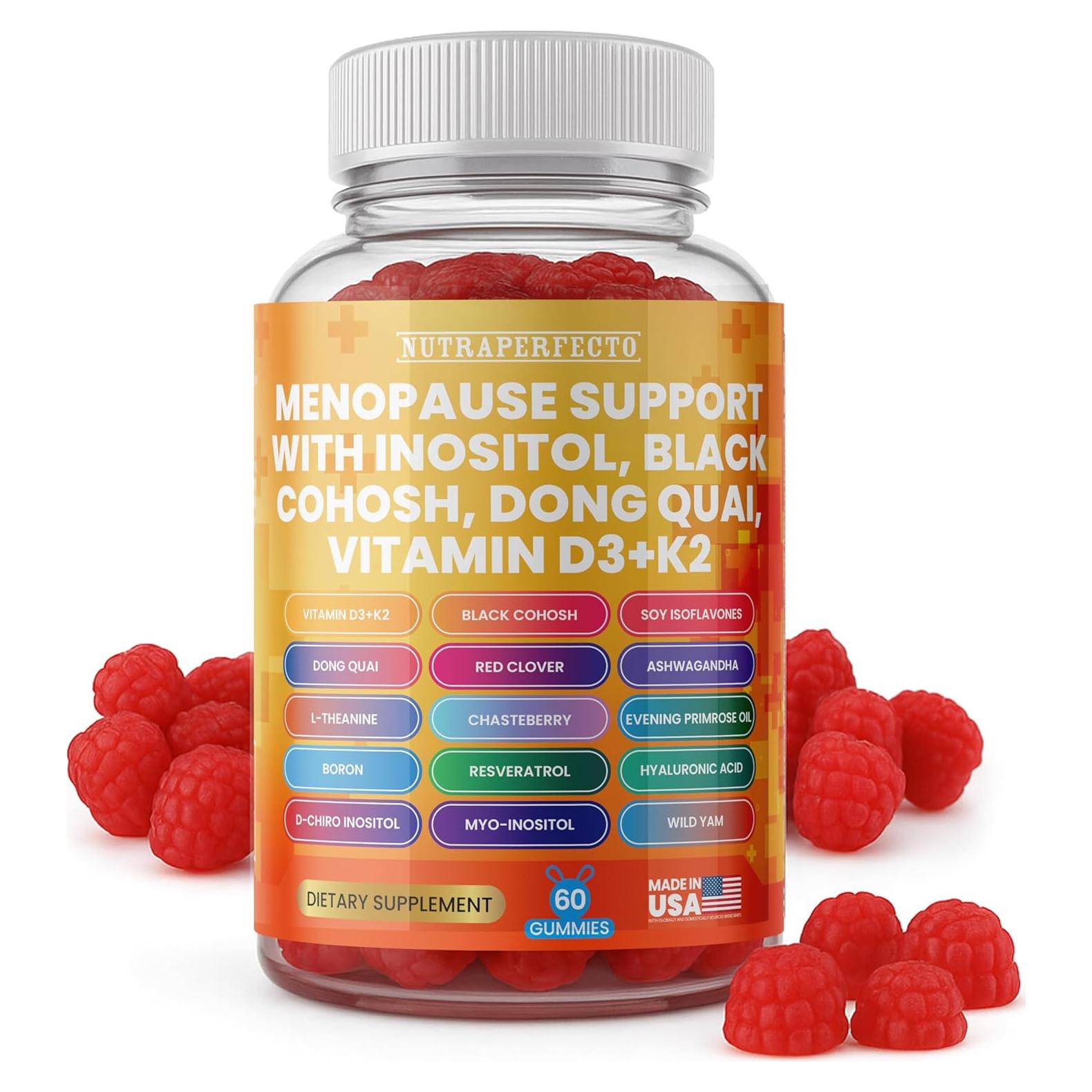 Gomitas Naturales para Menopausia NutraPerfecto 40+ Sin Azúcar