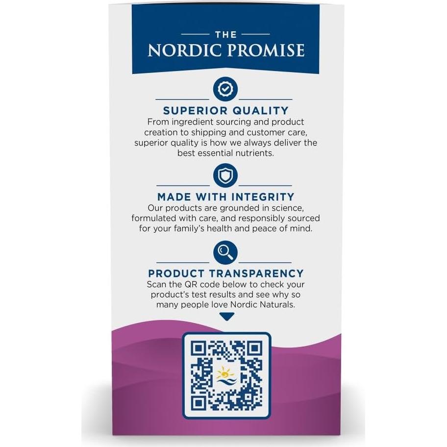 Suplemento Menopausia Nordic Naturals - 60 Cápsulas - Equilibrio Hormonal y Estado de Ánimo