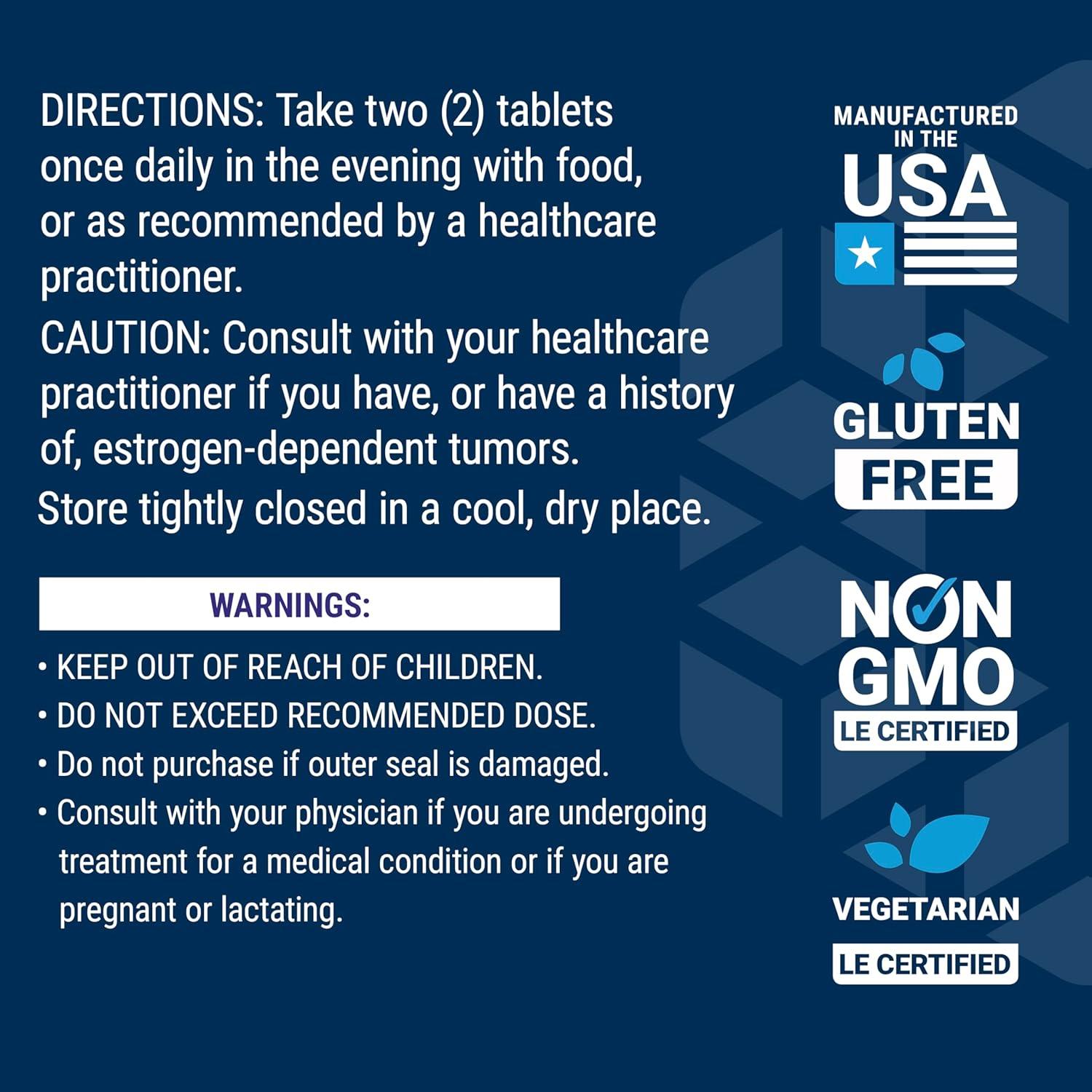 Equilibrio de Estrógeno Elite - Suplemento Menopausia 60 Tabletas