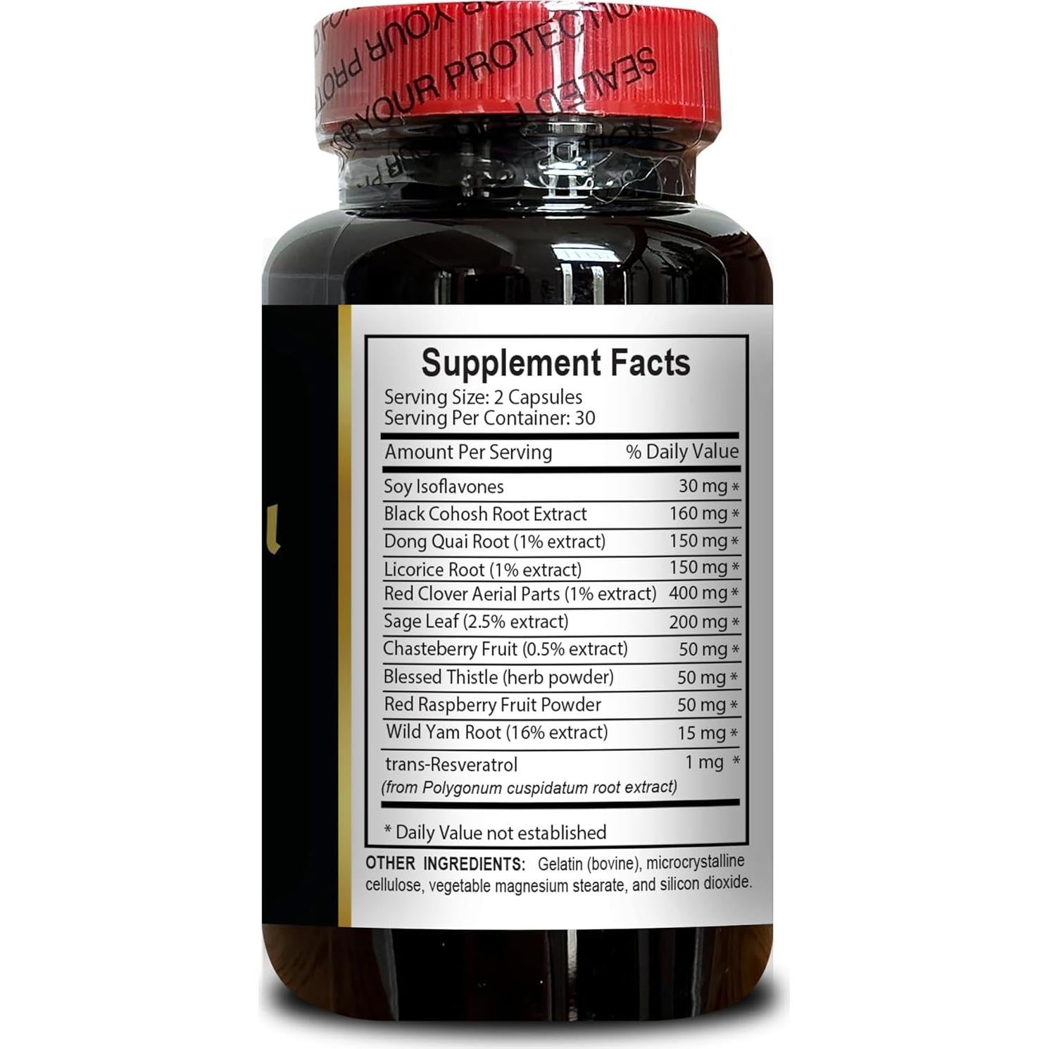 Suplemento Menopausia Vitalabs - 120 Cápsulas Equilibrio Hormonal