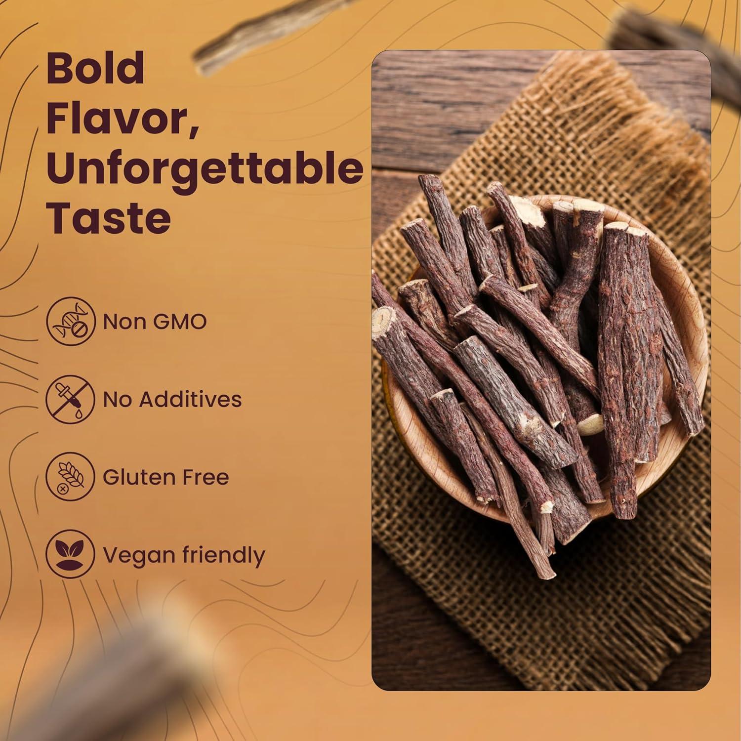 Raíz de Regaliz (Mulethi) Ramaroma 100g - Especias Naturales