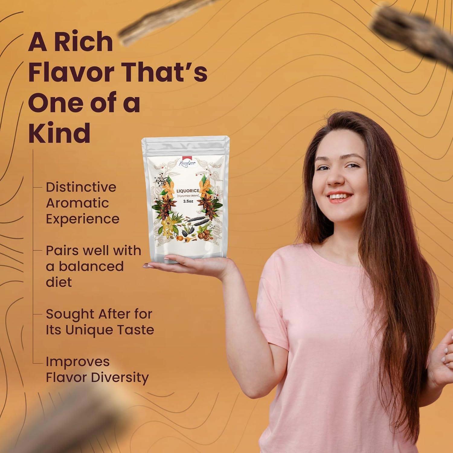 Raíz de Regaliz (Mulethi) Ramaroma 100g - Especias Naturales