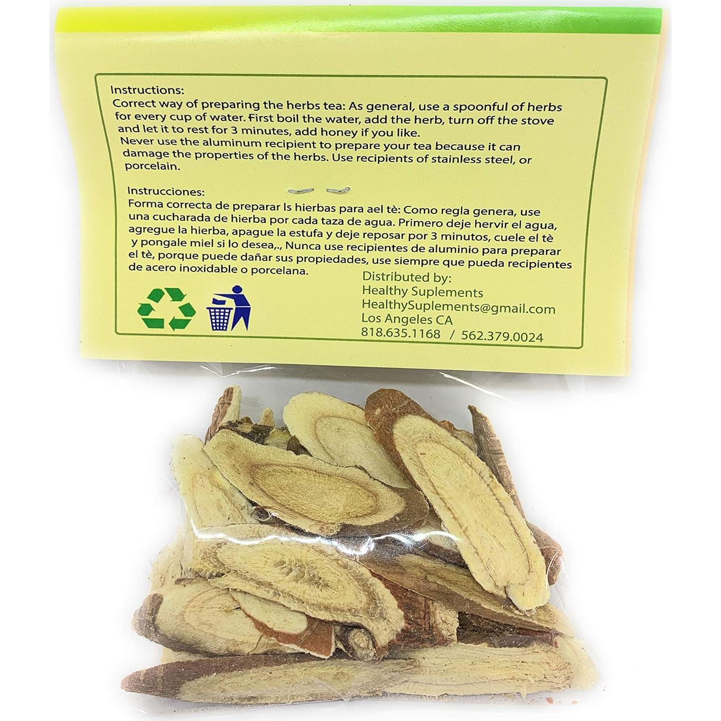 Raíz de Regaliz 28g HS - 100% Natural, Antiinflamatoria