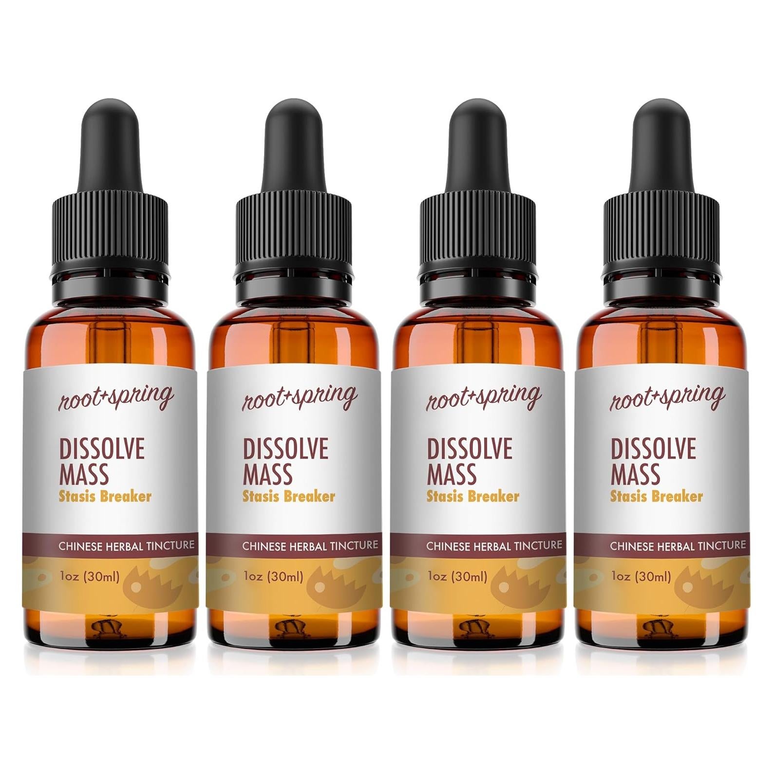 Dissolve Mass - Tintura Herbal Concentrada 30 ml x 4 - root + spring