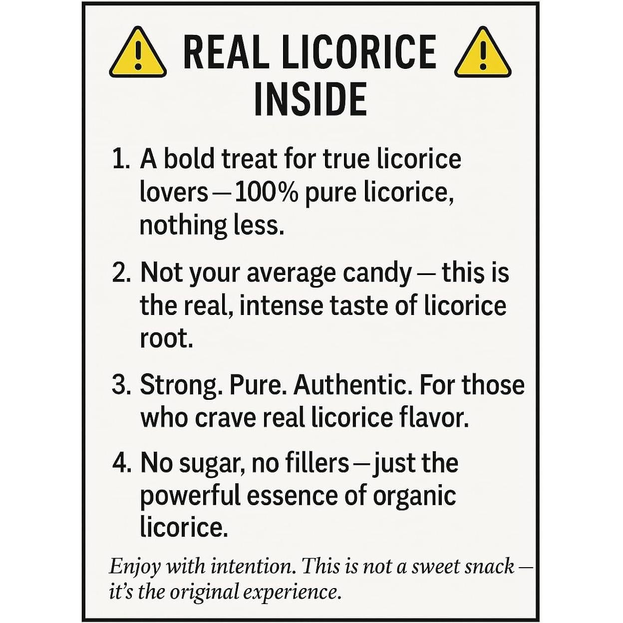 Dulces de Regaliz Orgánico ZOT Original 68g (Paquete de 6)