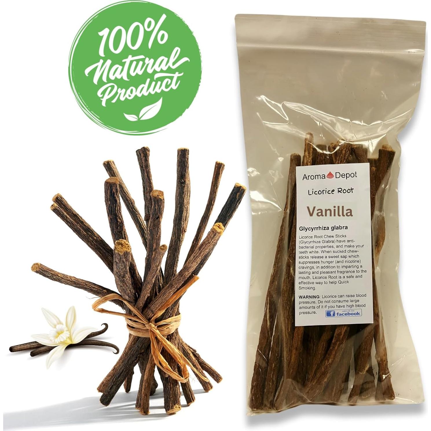 Palitos de Regaliz Aroma Depot Vainilla 113g - Salud Oral