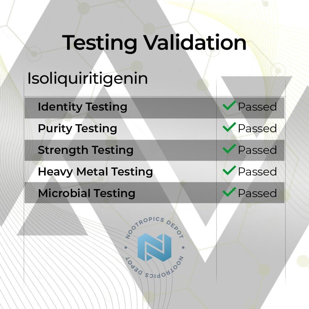 Tabletas de Isoliquiritigenina Nootropics Depot 60 Unidades 25mg
