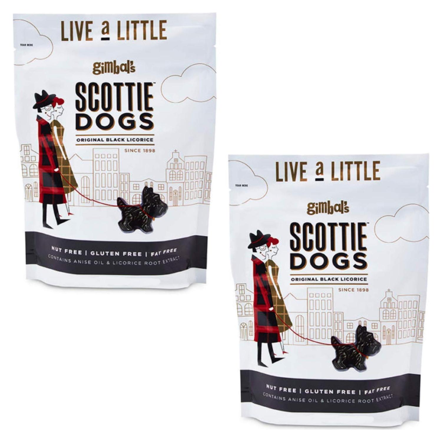 Caramelos Gimbal's Perros Scottie Regaliz Natural 340g