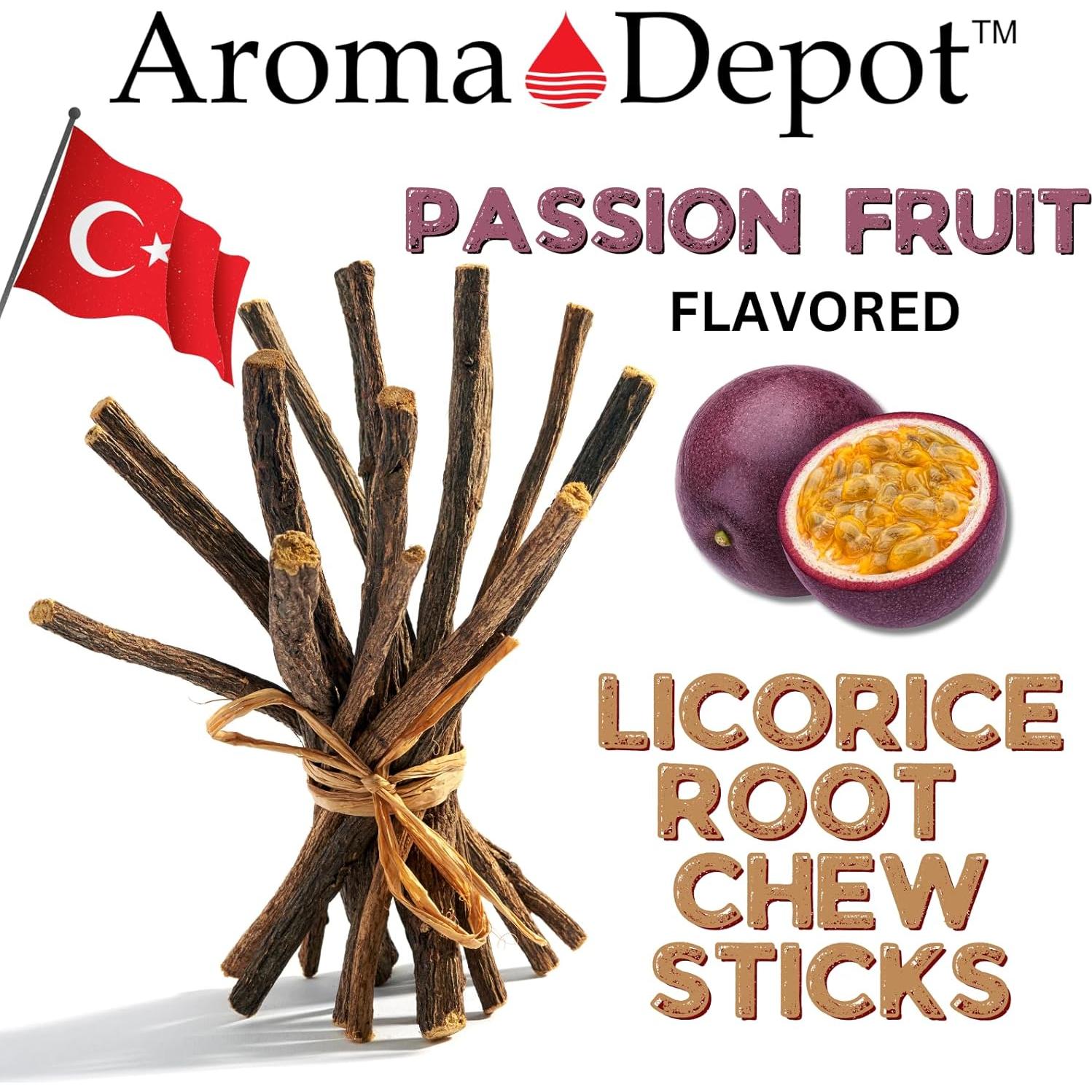 Palitos de Regaliz Sabor Fresa Aroma Depot 100% Natural 17 cm