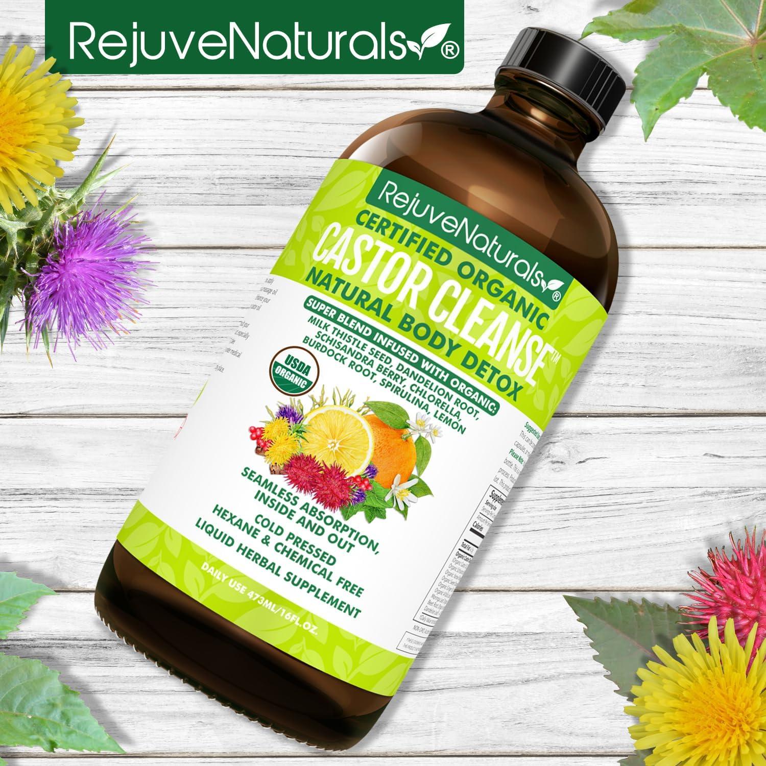 Limpieza de Ricino RejuveNaturals 473ml - Detox Orgánico