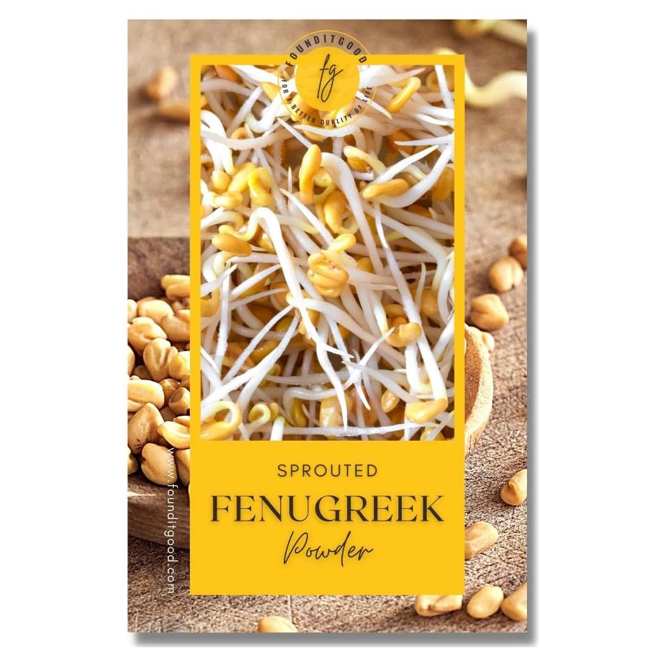 Polvo de Fenogreco Germinado 226g FounditGood - Suplemento Natural