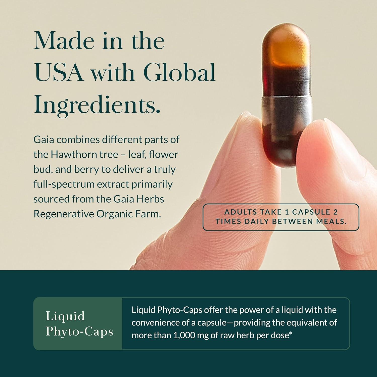 Suplemento Hormonal Gaia Herbs Serenidad del Ciclo - 60 Cápsulas Veganas