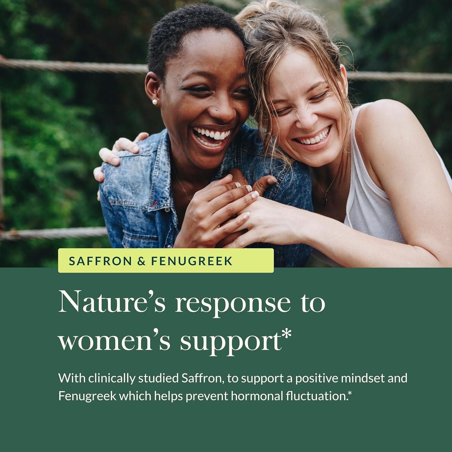 Suplemento Hormonal Gaia Herbs Serenidad del Ciclo - 60 Cápsulas Veganas