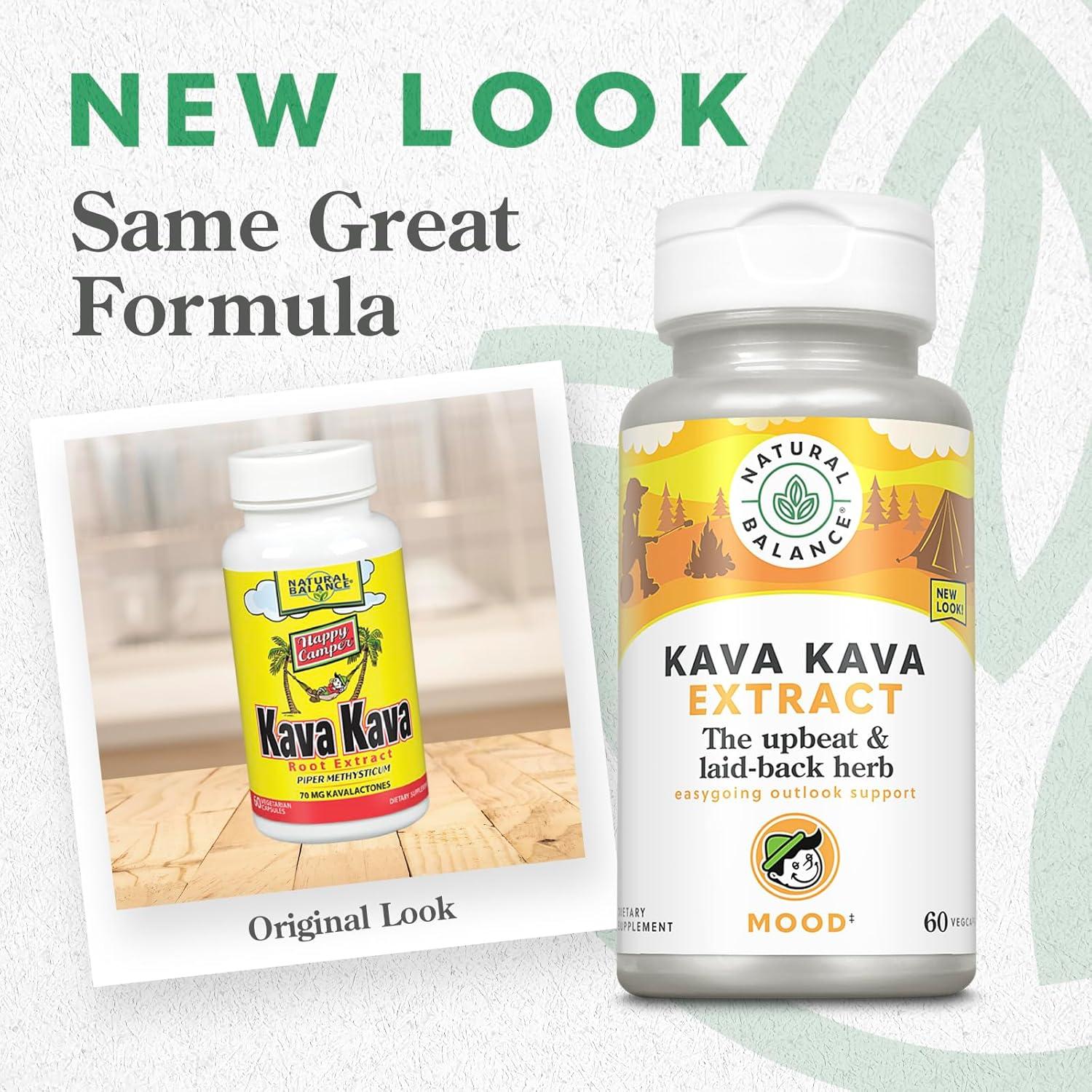 Extracto de Raíz de Kava Kava Natural Balance 70mg 60 Cápsulas