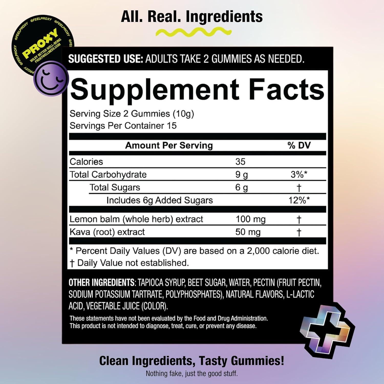 Gomitas de Kava Proxy Wellness 30 unidades - Sabor Sandía