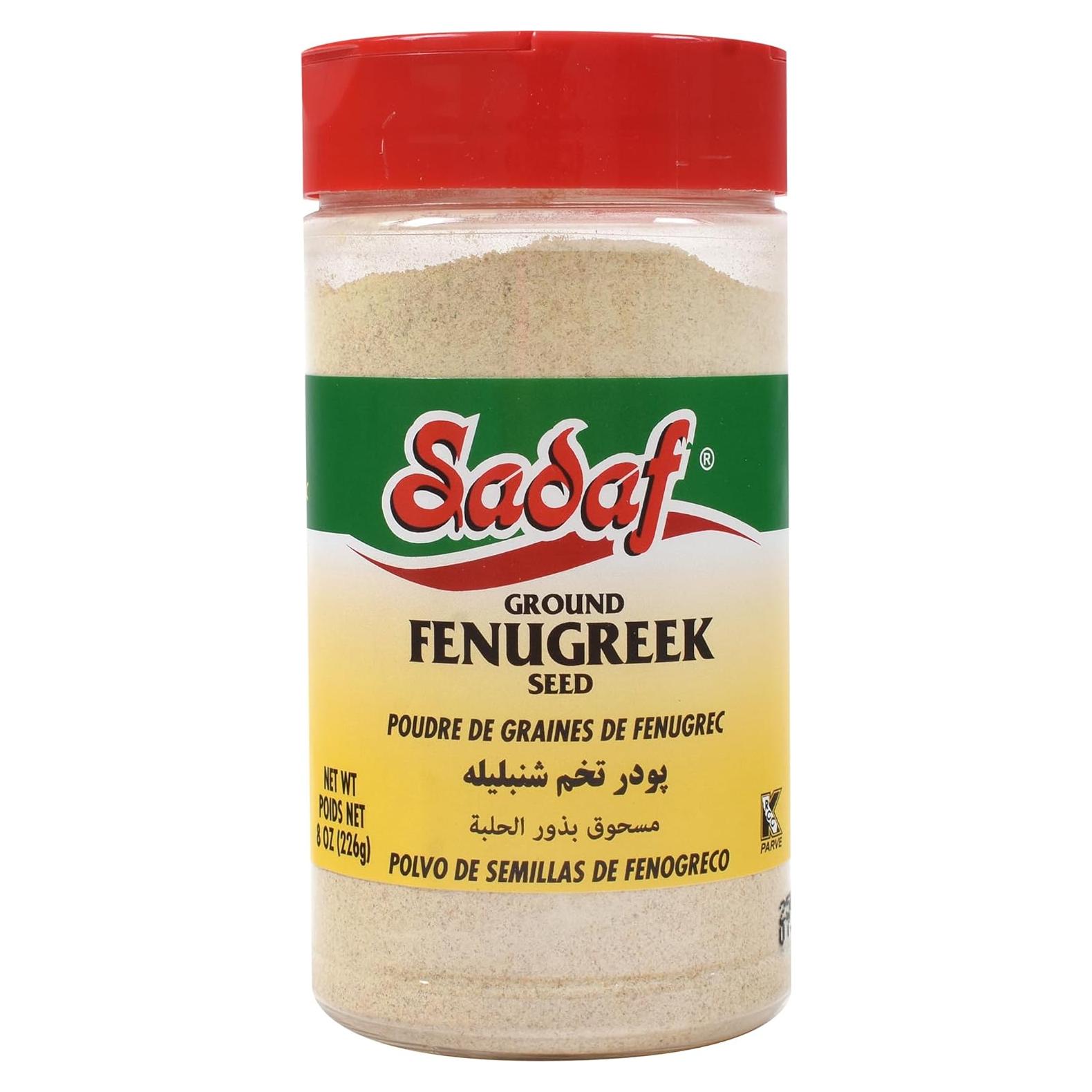 Polvo de Fenogreco Sadaf 227 g - Especias de Medio Oriente