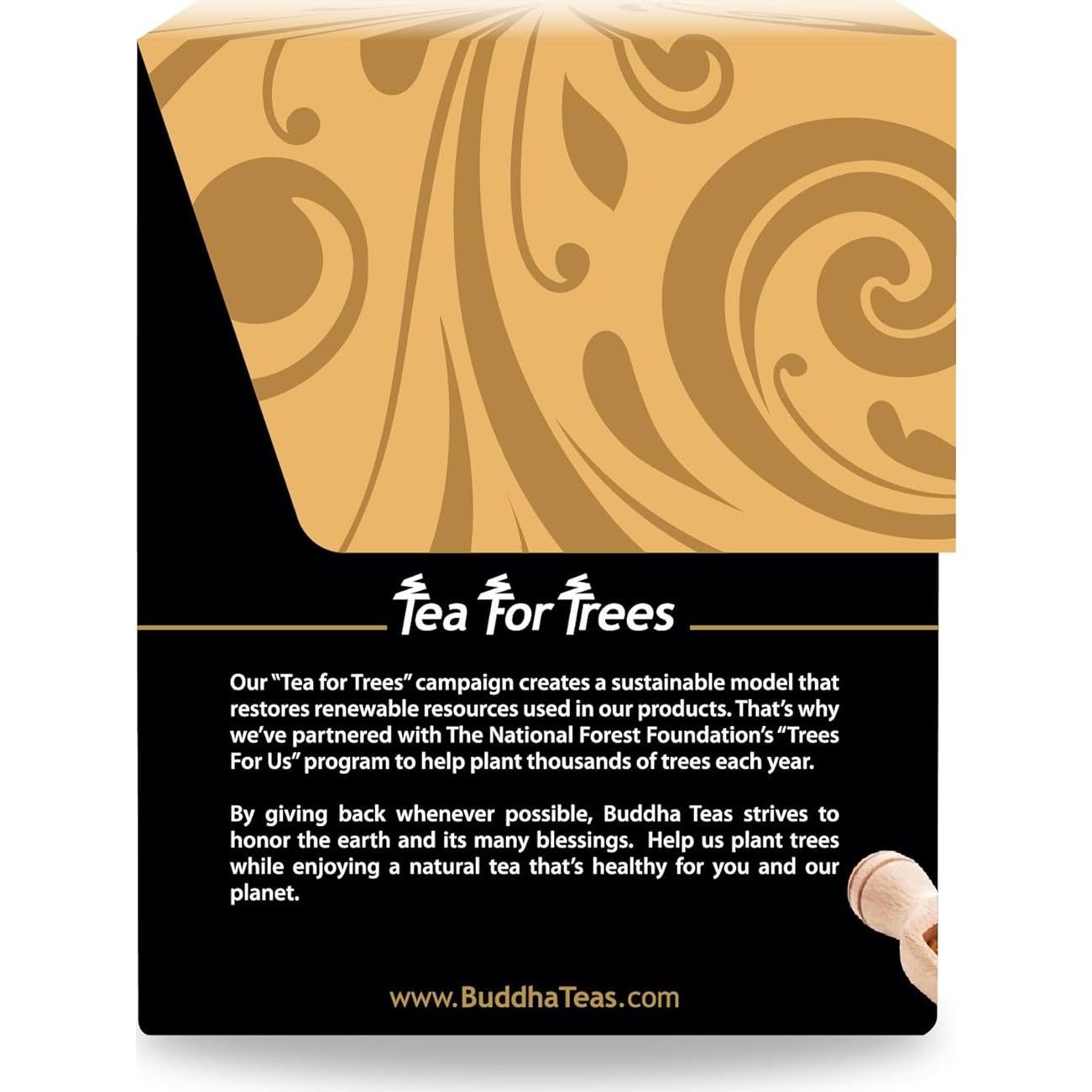 Té de Semilla de Fenogreco Buddha Teas - 18 Bolsitas Sin Cafeína