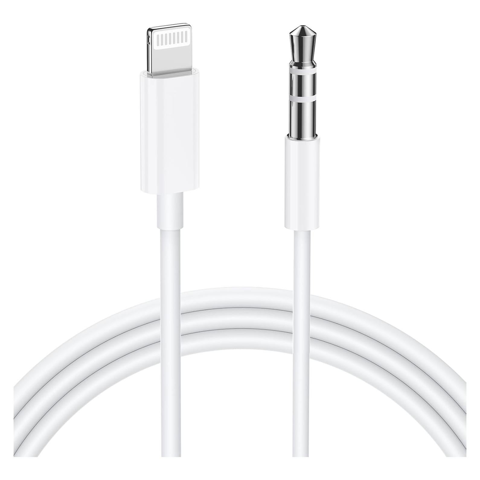 iSkey Cable Aux 3.5mm para iPhone MFi Compatible iOS
