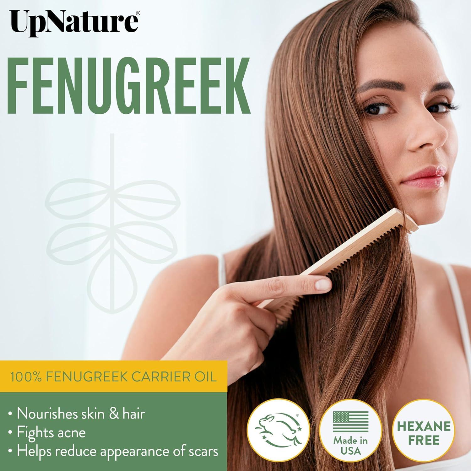 Aceite de Fenogreco UpNature 100% Puro 60ml - Natural y Sin OGM