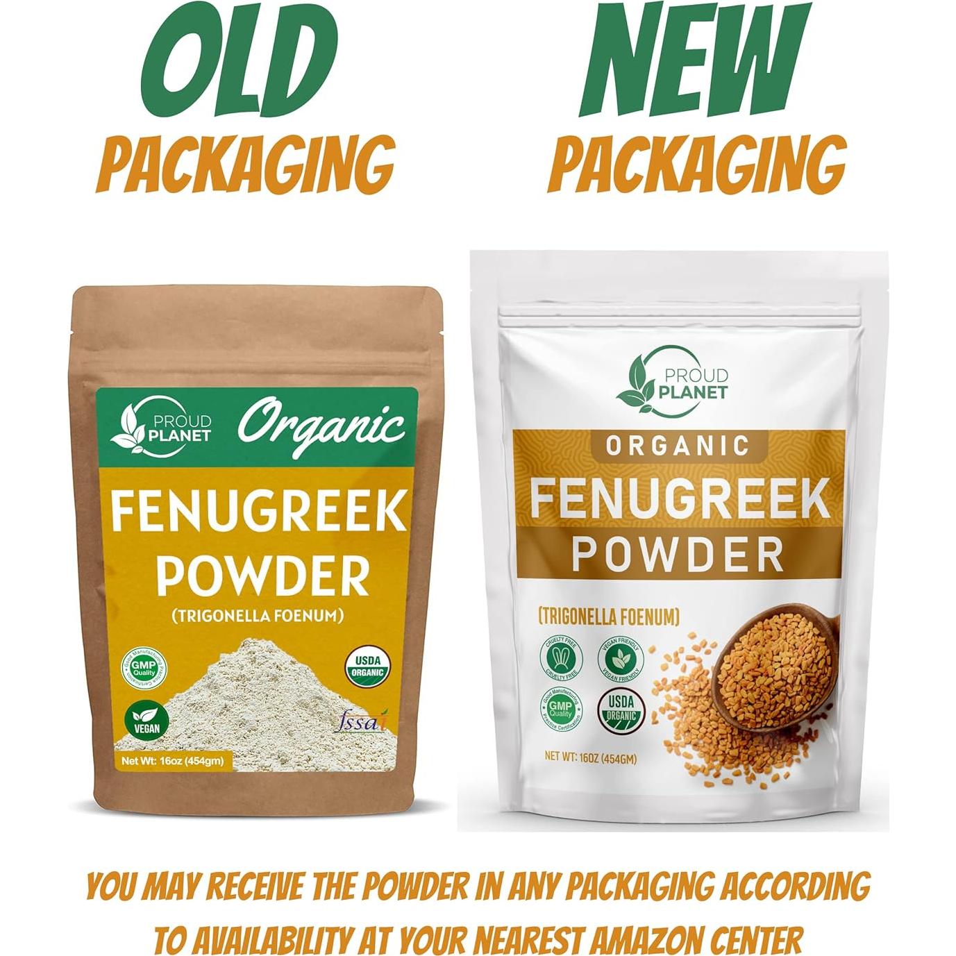 Polvo de Fenogreco Orgánico 454g Proud Planet - Salud y Belleza