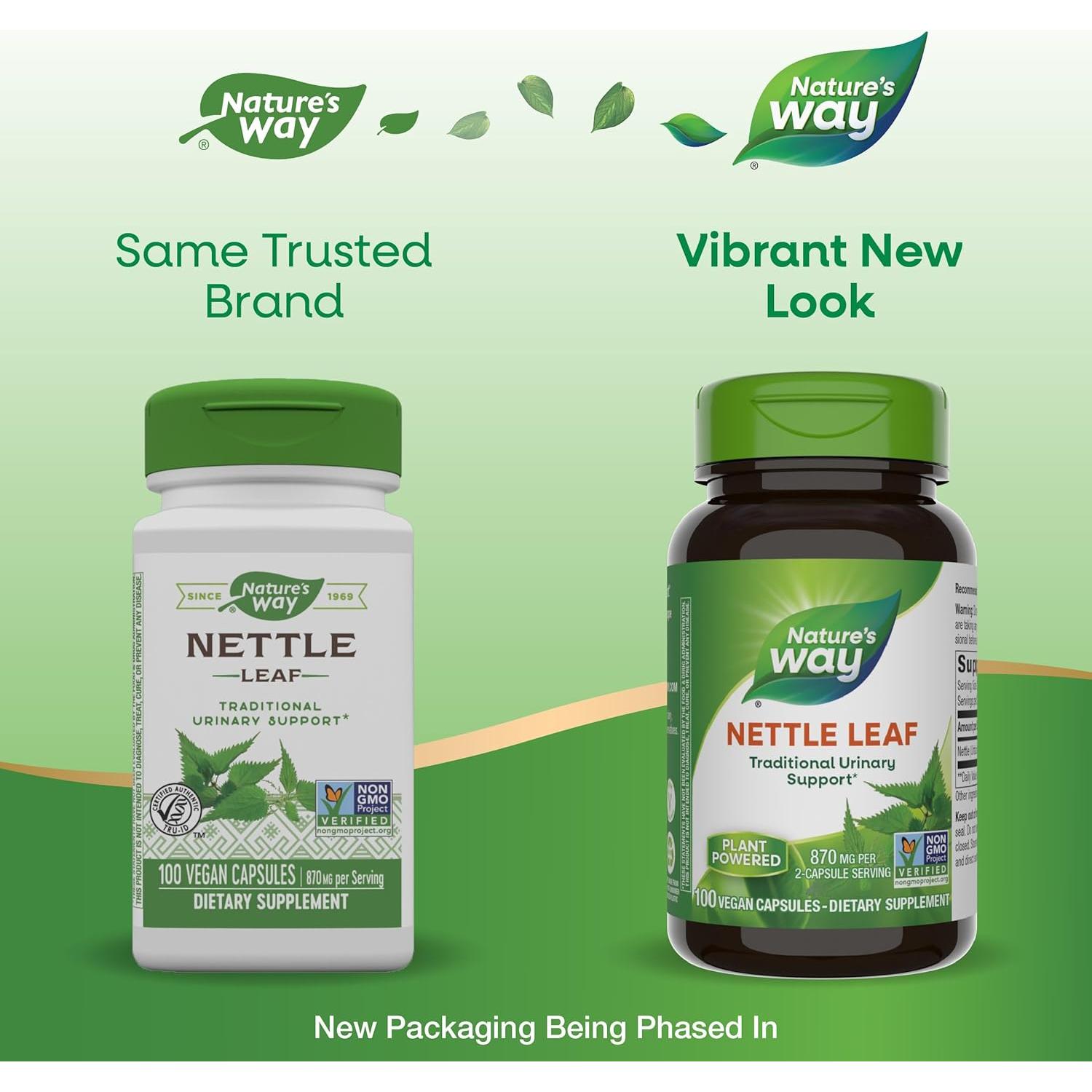 Hoja de Ortiga Nature's Way 870 mg Vegano 100 Cápsulas